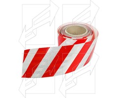 STRIPED MARKING TAPE RED-WHITE Π78 TYPE II