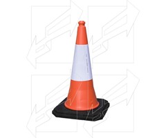 PLACTIC CONE 75cm WITH HEAVY BASE