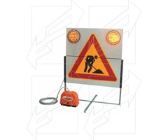 DANGER ELECTRONIC CONSTRUCTION SIGN
