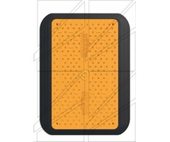 Driveway board πλατφόρμα ασφάλειας τάφρων 160x120 με λάστιχο